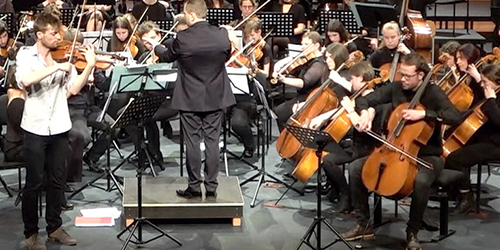 Klassieke muziek in de academie van Grimbergen